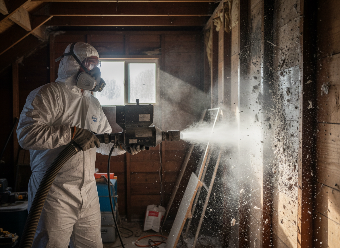 dry ice blasting mold in Solana Beach