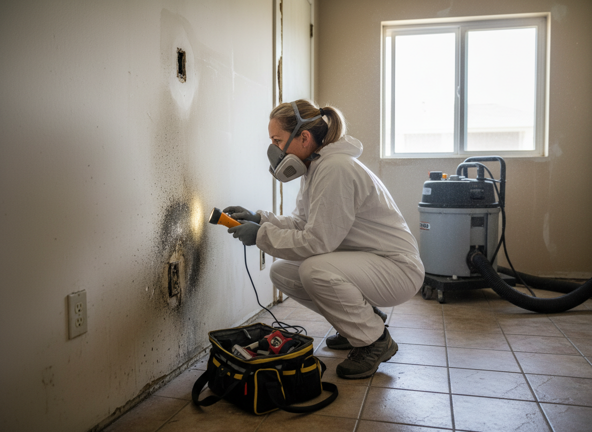 Home mold inspection in Solana Beach