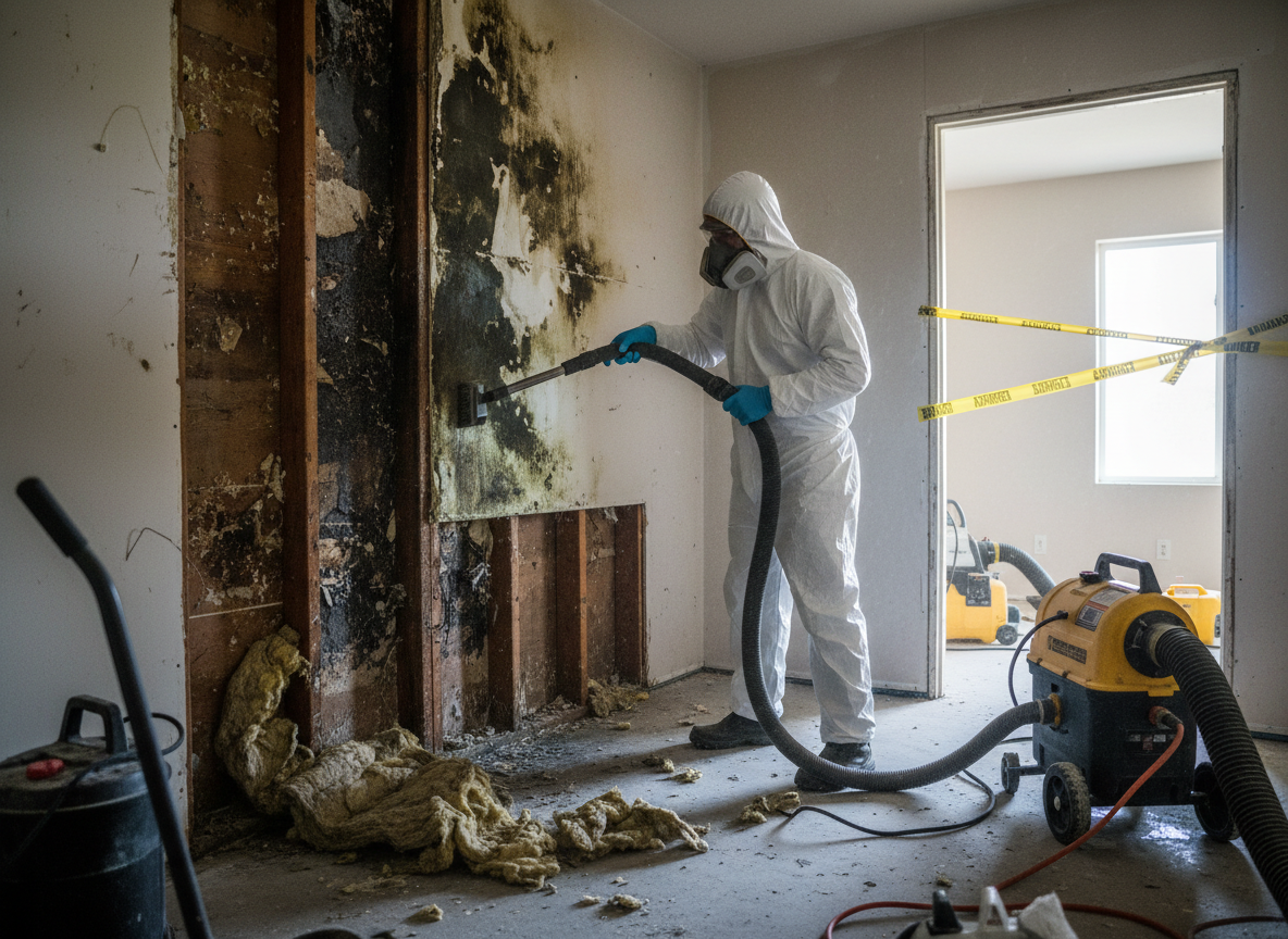 water damage mold remediation in Solana Beach